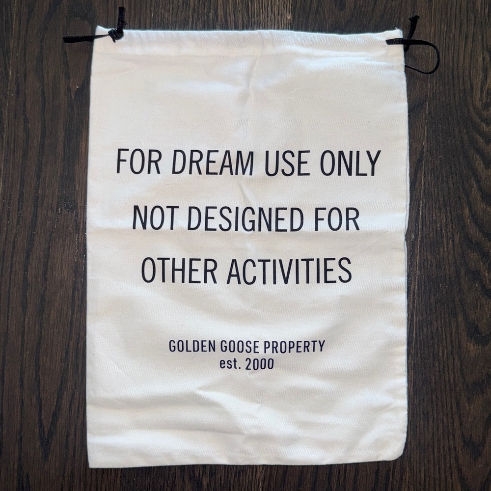 Golden goose dustbag
